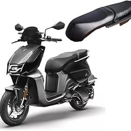 KONAYA Vida V1 Seat Cover Protect from Rust and Dust, PU Leather Waterproof Durable Vida V1 Pro and V1 Plus EV Scooter Seat Cover (Black)-image-58
