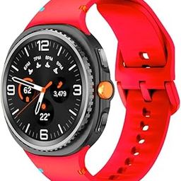 YODI Straps Compatible With Samsung Galaxy Watch 8 40mm 44mm/Watch 8 Classic 46mm, Silicone Strap Bands with Stitching Design Wristband for Galaxy Watch 8/8 Classic Large Size-image-101