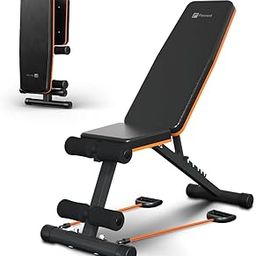 Flexnest Commercial Grade Adjustable And Foldable Gym Bench Incline,Decline & Flat 250 Kg Capacity Fitness Gym Bench with Resistance Ropes For Home Workout,Premium Leather Adjustable Multi-Purpose Machine (Flexbench EZ - Black)-13