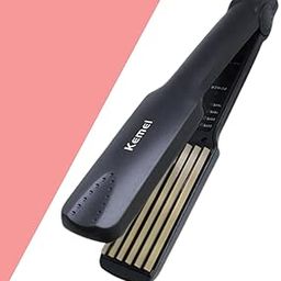 KEEMI AT-332-02 Professional Hair Crimping Styler Machine with Steam Iron for Women Hair Styler-21