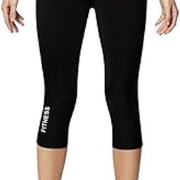 Women Capri Compression Leggings Tights for Running Yoga Exercise High Waist Slimming Pants-image-41