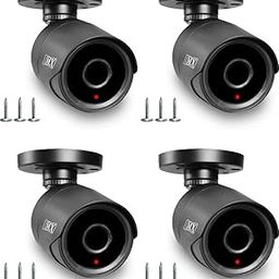 MX Dummy Fake Security Wireless Bullet CCTV Outdoor Camera Flashing Light BlackD8_4 Security Camera-picture-18