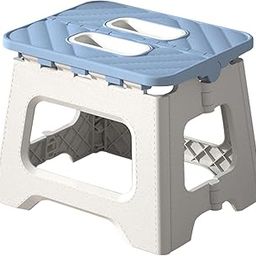 Alakhdhan Folding Step Stool, Folding Stools with Portable Handle, Home Folding Step Stool, Lightweight Plastic Foldable Step Stool Kitchen-image-98