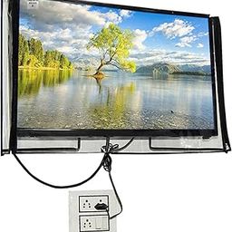 Waterproof & Dustproof PVC LED/LCD/Monitor TV Cover Suitable for All Models of 43 Inch TV, Dimensions of The Cover WxHxD in Inches: (39x24x3),-21