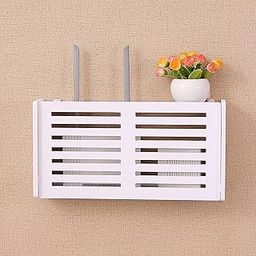 SS ARTS Engineered Wood Wall Mount Wifi Router Stand/Rack Wifi Holder Hanging Shelves, Standard-2