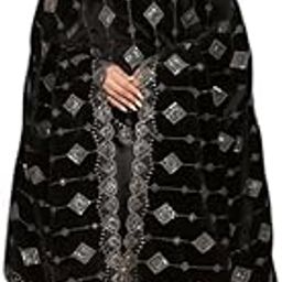 Velvet heavy Floral Design Embroidered Dupatta 2.25 MTR || Border Work Dupatta || Royal Dupatta for Women-image-10