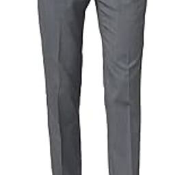 peter england Men's Slim Fit Mid Rise Solid Formal Trouser-picture-12
