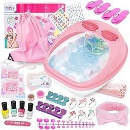 FROWWY Ultimate Girls' Foot Spa and Pedicure Kit - Pamper Your Feet with Luxury Spa Treatments and Deluxe Nail Care Set - Perfect Teenager Gifts-image-27