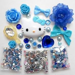 LOVEKITTY DIY 3D Kitty Inspired Cell Phone Case Resin Flat Back Kawaii Cabochons Deco Kit/Set-image-37