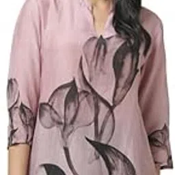 soch Womens Onion Pink Muslin Floral Print Tunic-picture-17