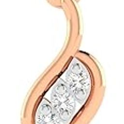 18k (750) Rose Gold and Diamond Pendant for Women-image-75