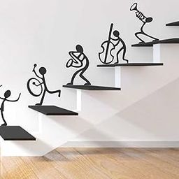 LANSTICK Musical Team Steps Sticker for Wall Decoration-image-55