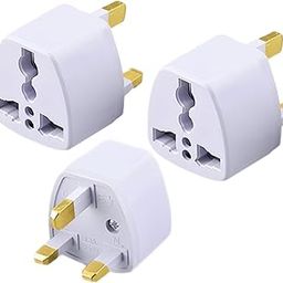KAVANA UniversalSocket, Flat Blade Plug Adapter (Type A) US Type Plug Power Converter Adapter for USA,Canada,Mexico,Brazil,Philippines,Cuba,Thailand,Taiwan,Japan,Panama & More (UK/London, Pack 3)-13