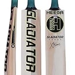 Heega Choice of Champion Gladiator Xtreme Kashmir Willow Bat | Light Weight | Machine Knocked | Better Ping (Size 6)(31.50)-image-3