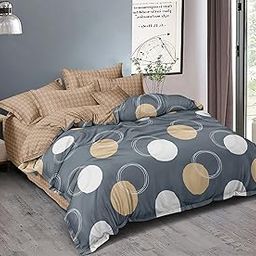 MORADO® Super Soft Glace Cotton Single Bed Quilt Cover/Duvet Cover/Rajai Cover/Blanket Cover with Zipper (60 X 90 Inch, Grey)-image-15