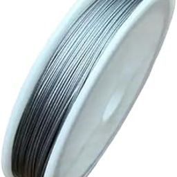 Stainless Steel Wire 0.3~1.0mm Beading Rope Cord Thread String for DIY Necklace Bracelets Jewelry Making (Color : Stainless Steel, Size : 0.3mm x 50meter)-image-32