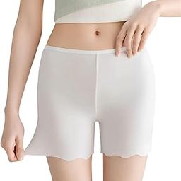 Women's and Girls Nylon Spandex Seamless Safety Shorts, Soft Undershorts for Cycling Shorts (Waist Size 26 to 34)-image-91