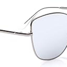 Grey Colored Cateye Shaped Stainless steel Frame Polarized Sunglasses for Women-image-33