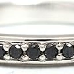 925 Sterling Silver Natural Black Spinel Gemstone Designer Ring 925 Stamp Minimalist Jewelry | Gifts For Women And Girls-image-37