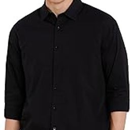 Men's Solid Oversized Cotton Casual Shirt | Plain | Full Sleeve (Available in Plus Size)-image-77