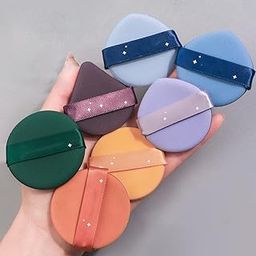 Topinon Beauty Blender 7 Pcs with Storage Box Makeup Sponges, Air Cushion Powder Puff Beauty Tools Women Professional Cosmetic Puff with Box Powder Sponge Dry & Wet Use (Multicolor)-image-63