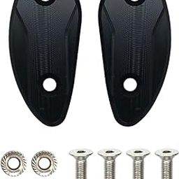 bnf®2 Pieces Motorcycle Mirror Block Off Plates Durable for CBR1000rr Black| Motors | Parts & Accessories |2X Motorcycle Mirror Block Off Plates-14
