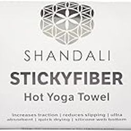 Shandali Hot Yoga Towel - Stickyfiber Mat-Sized, Microfiber, Super Absorbent, Anti-Slip, Injury Free, 24" X 72" Best Bikram Exercise, Fitness, Pilates, and Gear-image-76