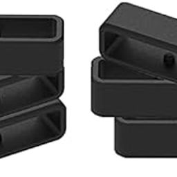 Fastener Rings Compatible with Garmin Forerunner 220 230 235 935 945 Watch Band Silicone Connector Loop Holder Band Keeper for Garmin Fenix 5/Fenix 6 Watch Band (6PCS)-picture-21