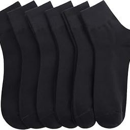 Women's Cotton Socks, Soft Thin Breathable Moisture Wicking Ankle Crew Casual Socks 6 Pairs_Free Size-picture-48