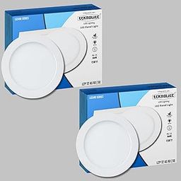TEKNOLITE LZP 12W Natural White White Round LED Panel Light for False Ceiling | Ultra Slim Recessed Ceiling Light With 600 Lumens Output | Ideal LED Panel for Home, Office & Bedroom Lighting Pack of 2-image-113