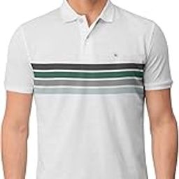 Trendy Printed Half Sleeve Polo T-shirt for Men-image-37
