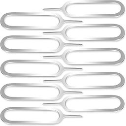 Sim Card Tray Removal Tool (Pack of 10) | Sim Card Pin | Sim Card Tool Compatible with All iPhone (15, 14, 13, X, Pro and All iPhone Series), Samsung, HTC, and All Smartphone Devices - by Mobi Lock-image-1