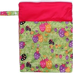 ATORSE Waterproof Zip Baby Infant Cloth Diaper Nappy Pouch Bag Reusable Rose Fruit-image-11