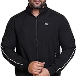 Casual Winter Wear Jackets For Men || Men's Solid Wind Cheater Jacket With Zipper || Ribbed Waist And Ribbed Wrist Cuffs For Perfect Fit || Casual And Sports Jacket-picture-21