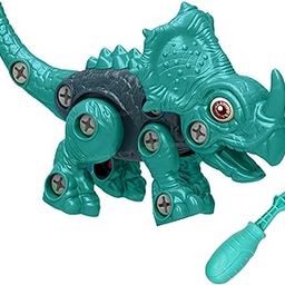 ArtSpark DIY Dinosaur Toy Set – STEM Construction Building Kit with Tools for Kids, Educational Toy for Boys & Girls Age 3+ Years ((Multicolor – Set A))-image-90