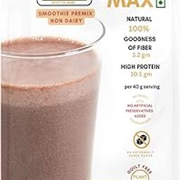 OATMAX CHOCO SMOOTHIE PREMIX – CHOCO DRINK POWDER | NATURAL POWDERS AND OATS | INSTANT MILK OR WATER MIX | NO ADDED PRESERVATIVES OR FLAVOURS | PER PACK - 40GM (5)-image-76