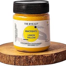 Macreats Cold Water Textile Dyes -Lemon Yellow-27