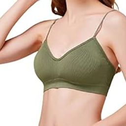 Women's Cotton Blend Lightly Padded Wire Free Regular Bra-image-31