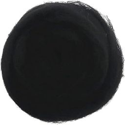 CALANDIS™ 10g Wool Roving Fiber Hand Spinning Crafts for Doll Handmade Black | Roving Wool & Fibers | Spinning & Felting-24