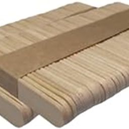 KONFIZ 100 Pcs Mini Wooden Craft Sticks (65mm) | Natural Wood Popsicle Sticks for DIY Arts & Crafts, Ice Cream, Cake Pops, Waxing, Coffee Stirring & School Projects | Small Smooth Wooden Stirrers-image-79