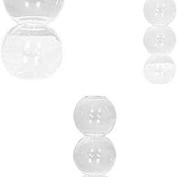 ARTISOUL® 3Pcs Glass Tube Vase Wooden Stand Flower Pots Hydroponic Planters | Home Decor | Vases-image-18