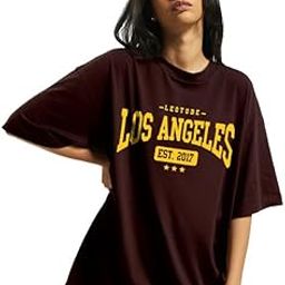 Women's Oversized Cottonblend Half Sleeve Drop Shoulder Printed Tshirt (Color Brown)-32