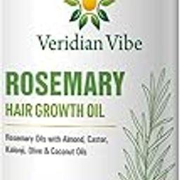 Rosemary hair growth oil | rosemary oil with almond,castor,kalonji,olive & coconut oil | nourishing hair oil reduce hair loss & breakge | no parben | no sulphate | no silicons | 150 ml-6