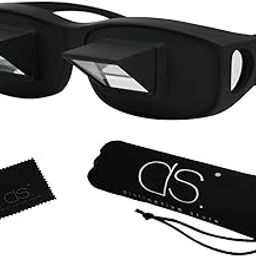 Ace Select Lazy Prism Eye Glasses Lying Down Bed Horizontal Watching TV Reading Spectacles Horizontal Glasses - Black-picture-17
