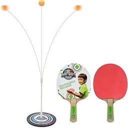 Whimsy Table Tennis Trainer, Self Training with Elastic Soft Shaft Ping Pong Ball, Portable Wiff Waff Table Tennis Trainer for Indoor Outdoor Use, for Boys Girls, Above 5+ Age-picture-13