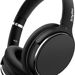 Srhythm NC25 Hybrid Noise Cancelling Headphones Over Ear, Wireless Bluetooth 5.3, 50H Playtime, Low Latency, Transparency Mode-14