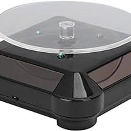 Generic Solar Powered Display Stand, Rotating Display Platform, Elegant Beautiful Turntable Solar Powered Practical for Home Mall-14