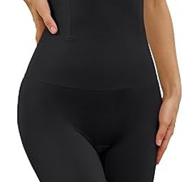 LEOPAX Women Waist Trainer Shapewear Tummy Control Body Shaper Shorts Hi-Waist Butt Lifter Thigh Slimmer, High-Waisted Power Short (M/L) - Black-image-49