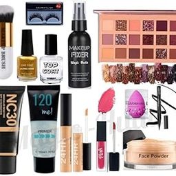Magic Huda Makeup Combo Kit For Women & Girls All Beauty Products In 1 Box For women girls & women. (Set of 13)-image-114