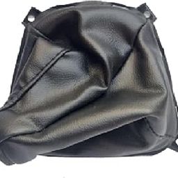 STYCARO Car Accessories Black Pu Leather Gear Shift Lever Cover Boot for Hyundai- i10, Antique Finish-picture-1